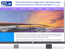 Tablet Screenshot of airport-trolley.com
